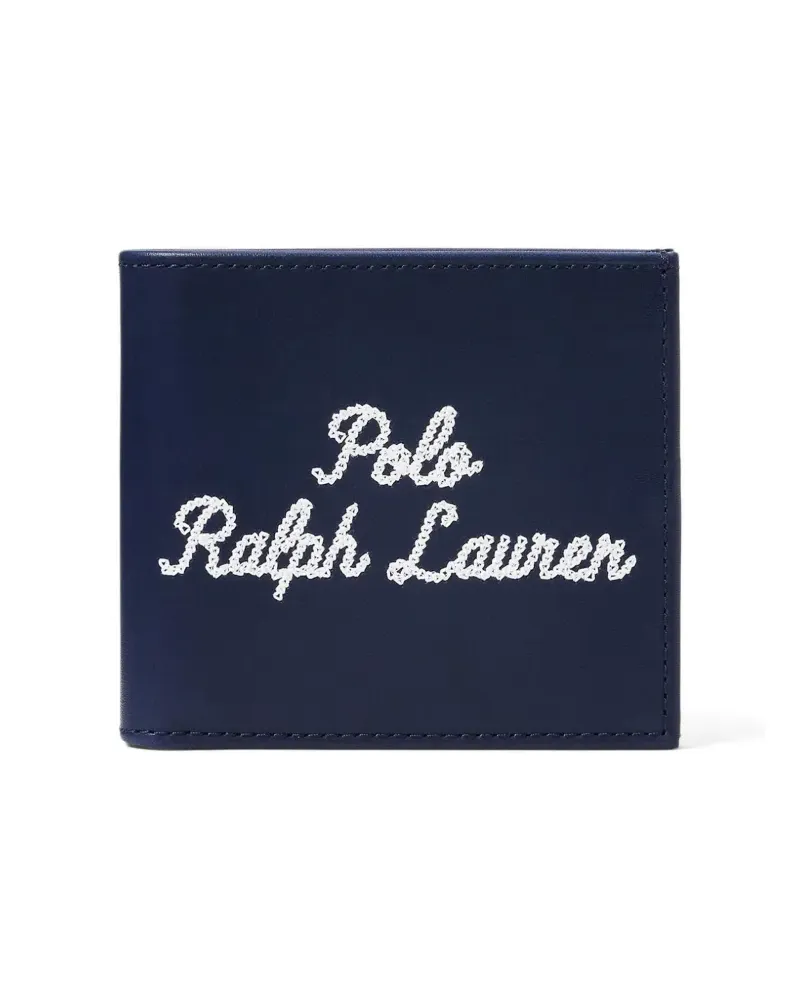 Ralph Lauren Portemonnaie mit Logo-Stickerei - Blau Blau