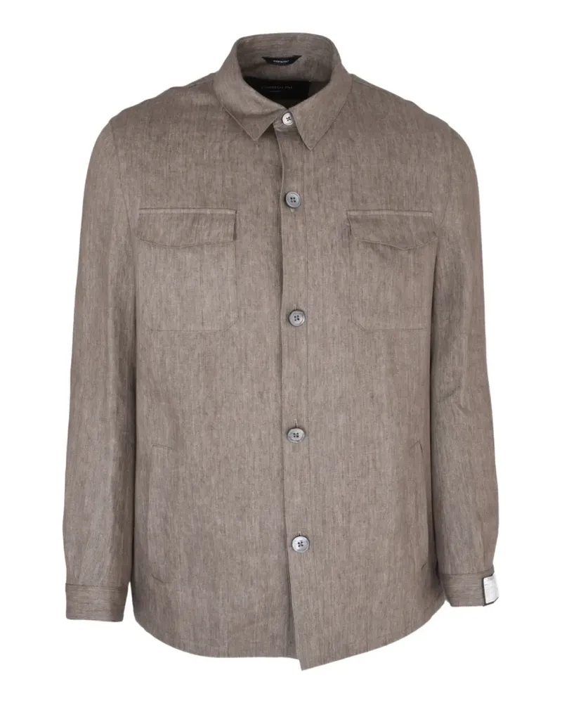 Tombolini Zero Gravity shirt jacket - Braun Braun