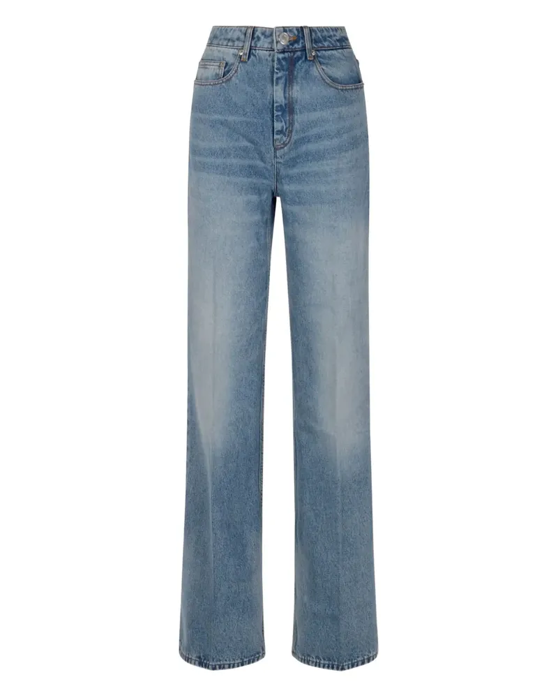AMI Paris Jeans mit hohem Bund - Blau Blau