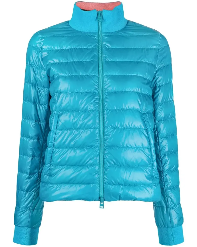 Herno Gefütterte Globe Bomberjacke - Blau Blau