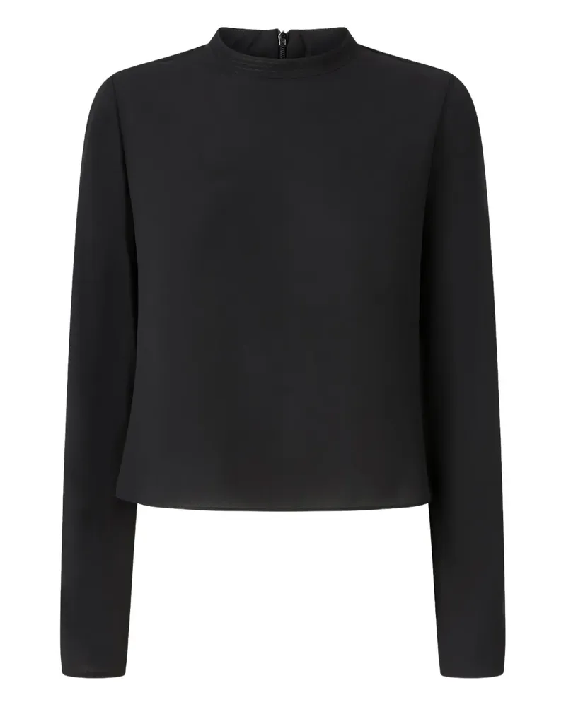 Pinko Langärmelige Bucatini Bluse - Schwarz Schwarz
