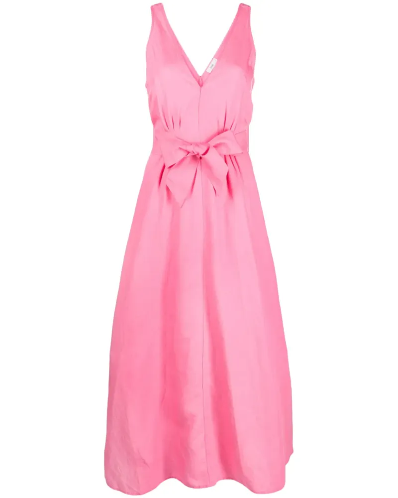 Closed Trägerkleid mit V-Ausschnitt - Rosa Rosa