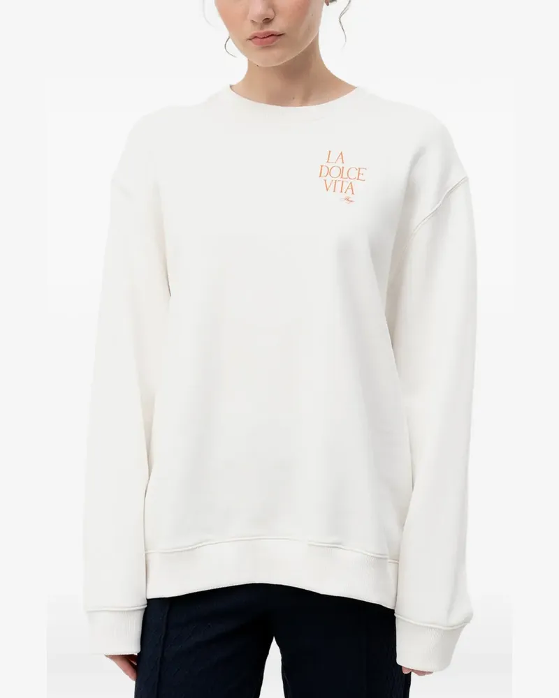 HUGO BOSS slogan sweatshirt - Weiß Weiß