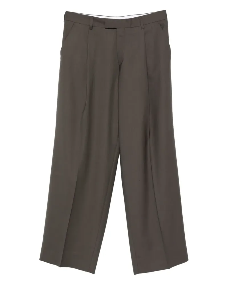 Be Able Straight-Leg-Hose mit Falten - Braun Braun