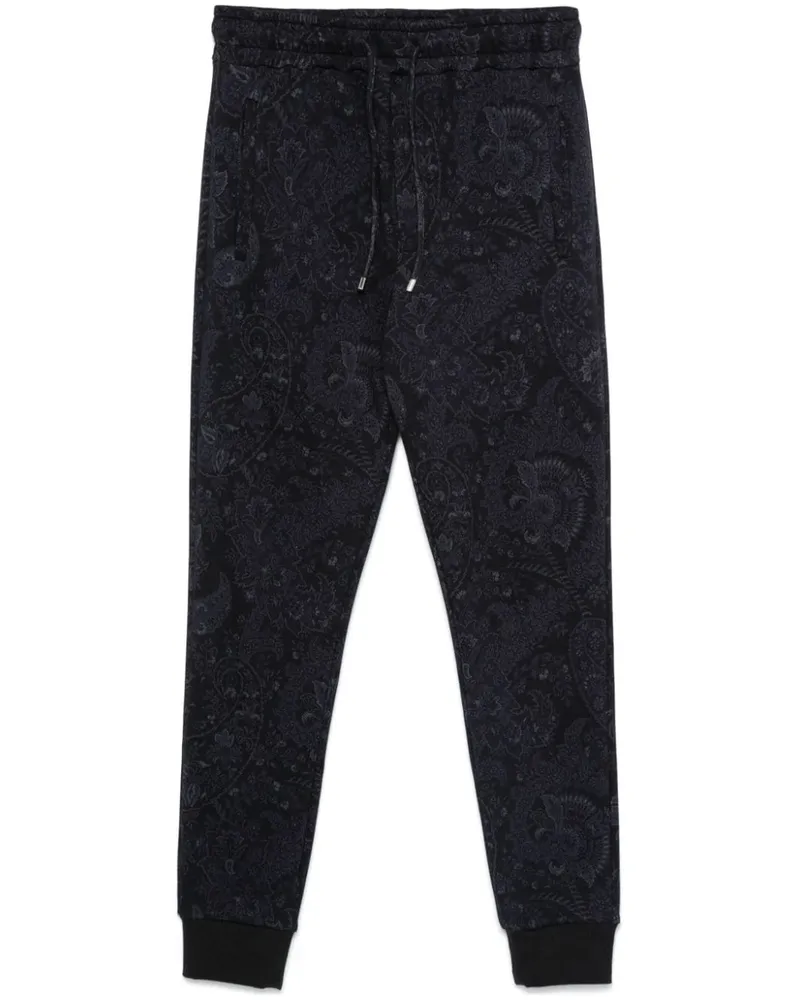 Etro Jogginghose mit Paisleymuster - Blau Blau