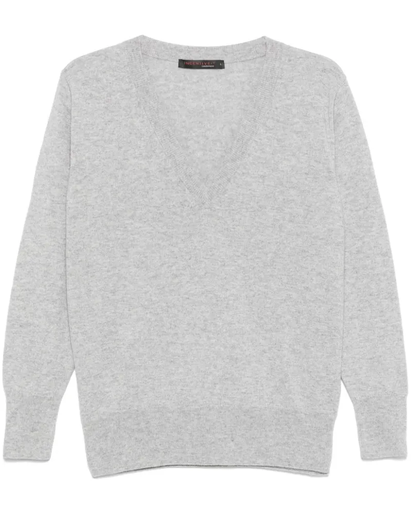 INCENTIVE! cashmere Ginan Pullover - Grau Grau