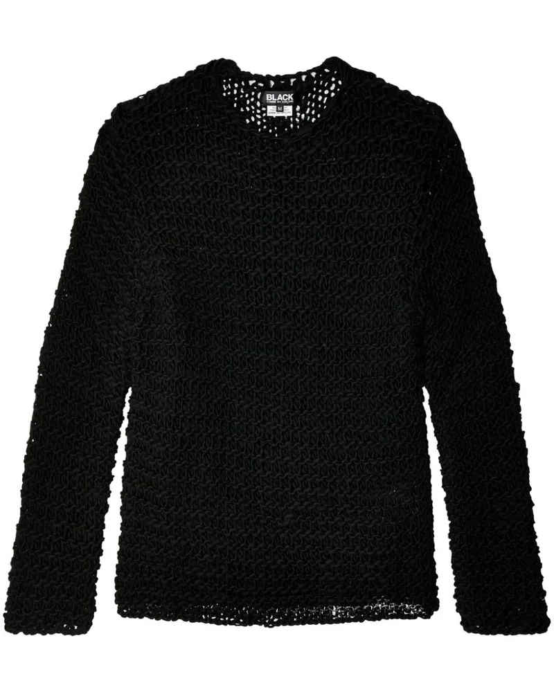 Comme des Garçons Gestrickter Pullover - Schwarz Schwarz