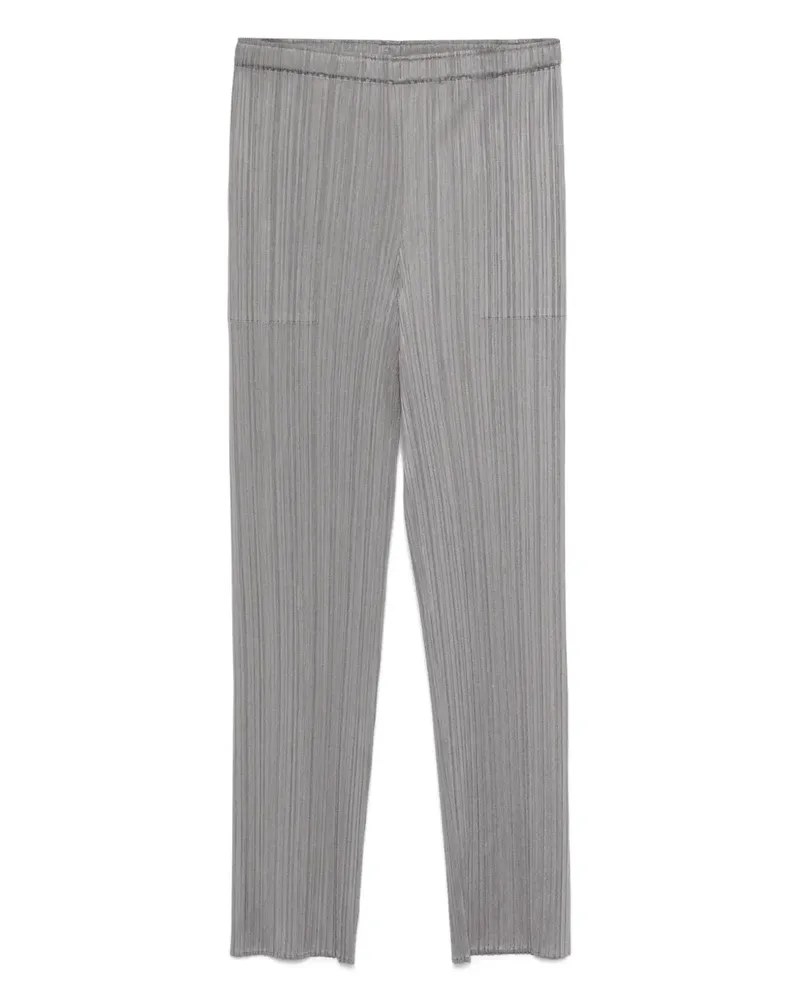 Issey Miyake Hose mit Falten - Grau Grau