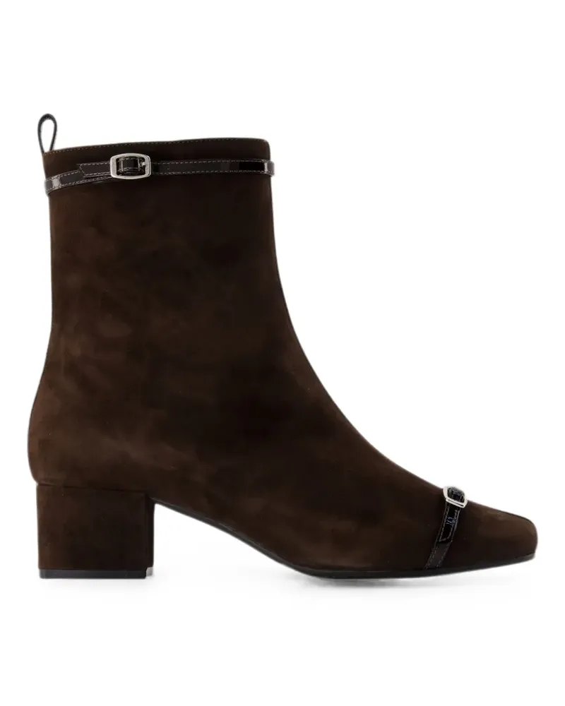 Carel Start buckle-detail ankle boots - Braun Braun
