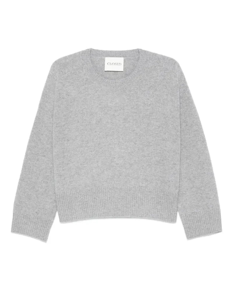 Closed Pullover mit rundem Ausschnitt - Grau Grau