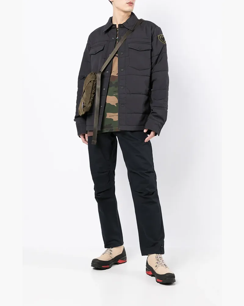 maharishi Gefütterte Hemdjacke - Schwarz Schwarz