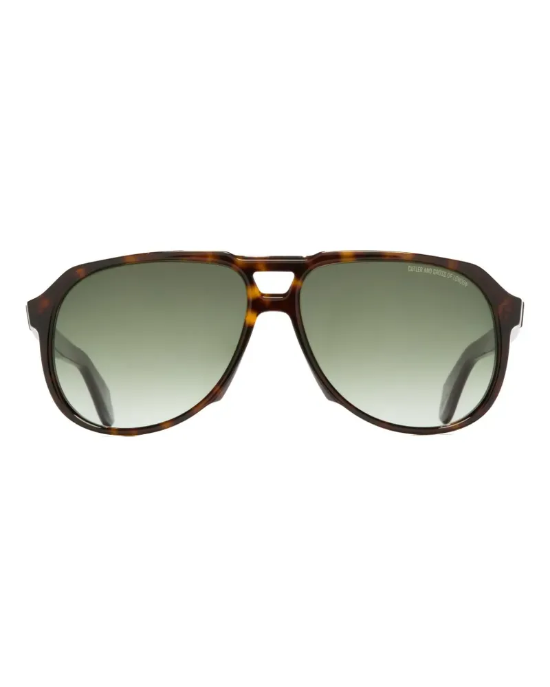 Cutler and Gross 9782 pilot-frame sunglasses - Braun Braun
