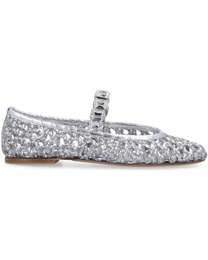 Casadei Versilia Ballerinas - Silber Silber