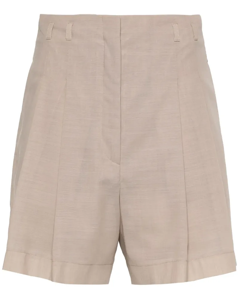 Philosophy Di Lorenzo Serafini Shorts mit Falten - Nude Nude