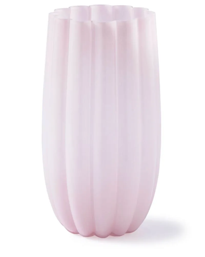 POLSPOTTEN Melon glass vase Pink