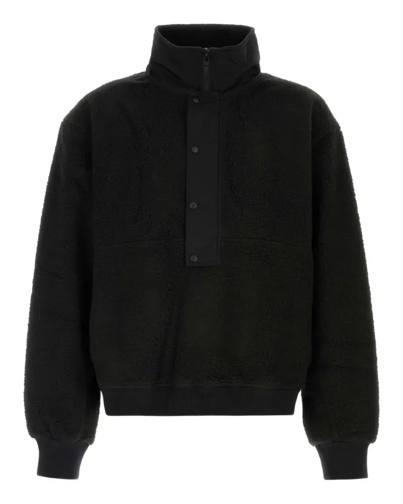 Entire Studios pile-fleece high-neck sweater - Schwarz Schwarz