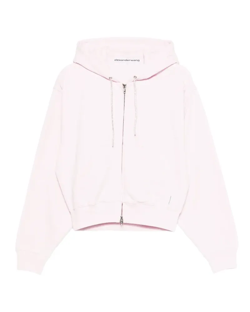 Alexander Wang zip-up hoodie - Rosa Rosa