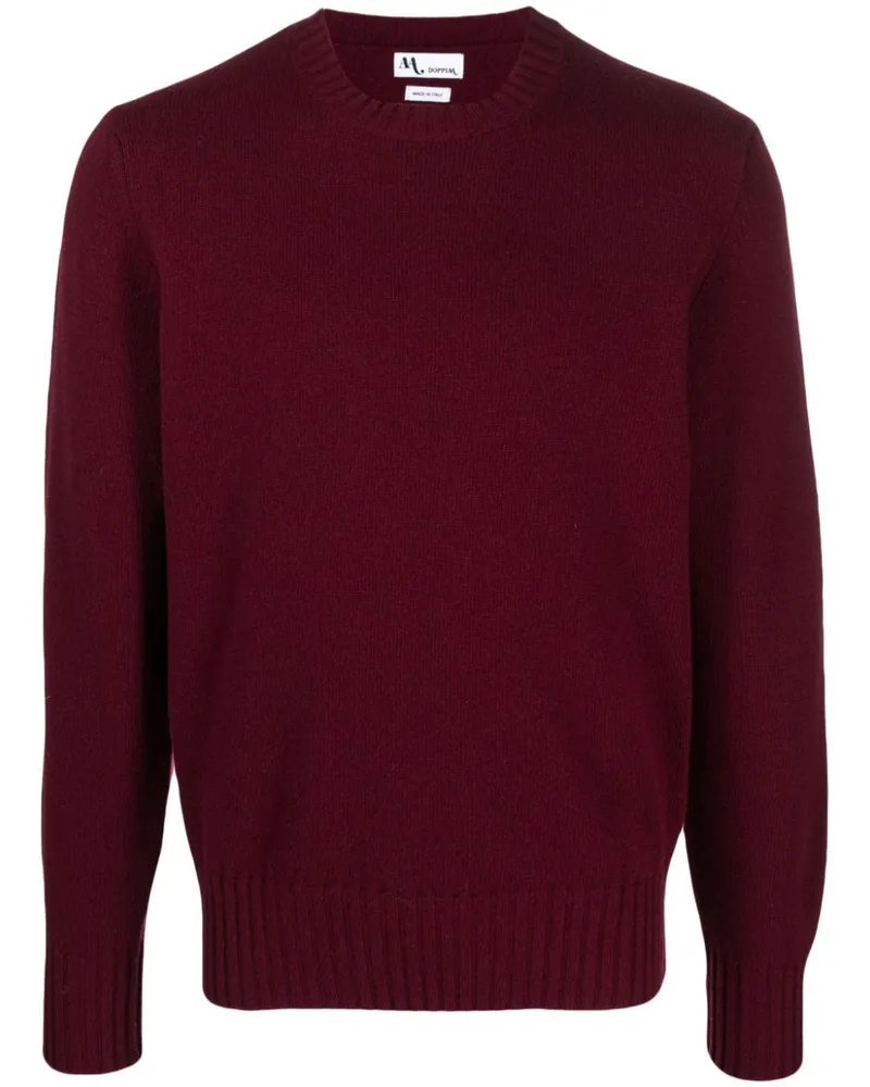 Doppiaa Pullover mit rundem Ausschnitt Rot