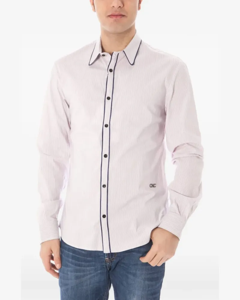 CoSTUME NATIONAL contrast-trim shirt - Rosa Rosa