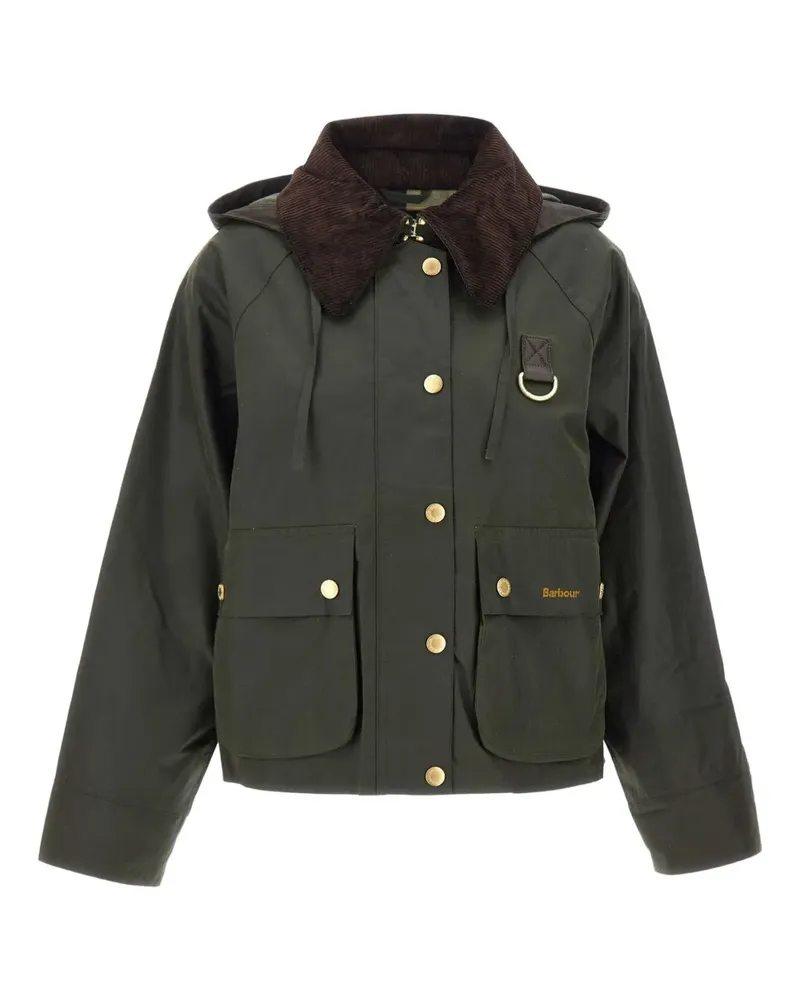 Barbour Jacke mit Ringdetail - Grün Grün