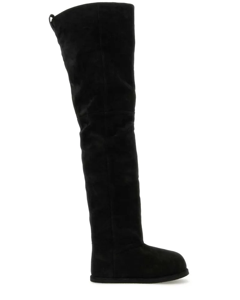Amina Muaddi Heidi Overknee-Boots - Blau Blau