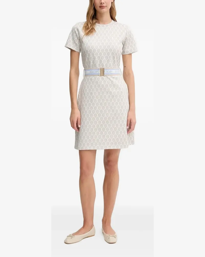 JOOP! Trish Minikleid mit Kornblumen-Print - Nude Nude