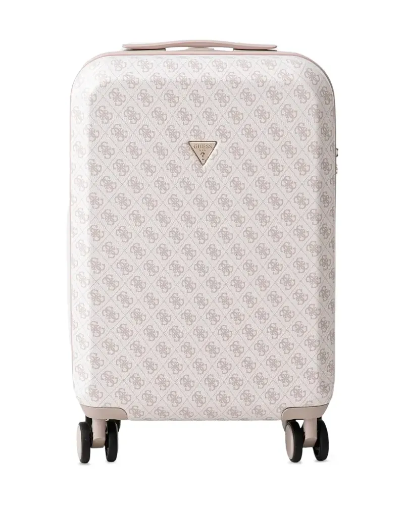 Guess Reisetasche mit Monogramm-Print - Weiß Weiß