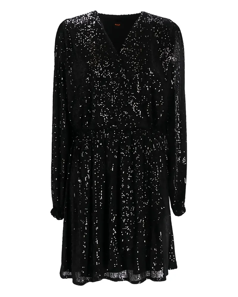 HUGO BOSS Minikleid mit Pailletten - Schwarz Schwarz