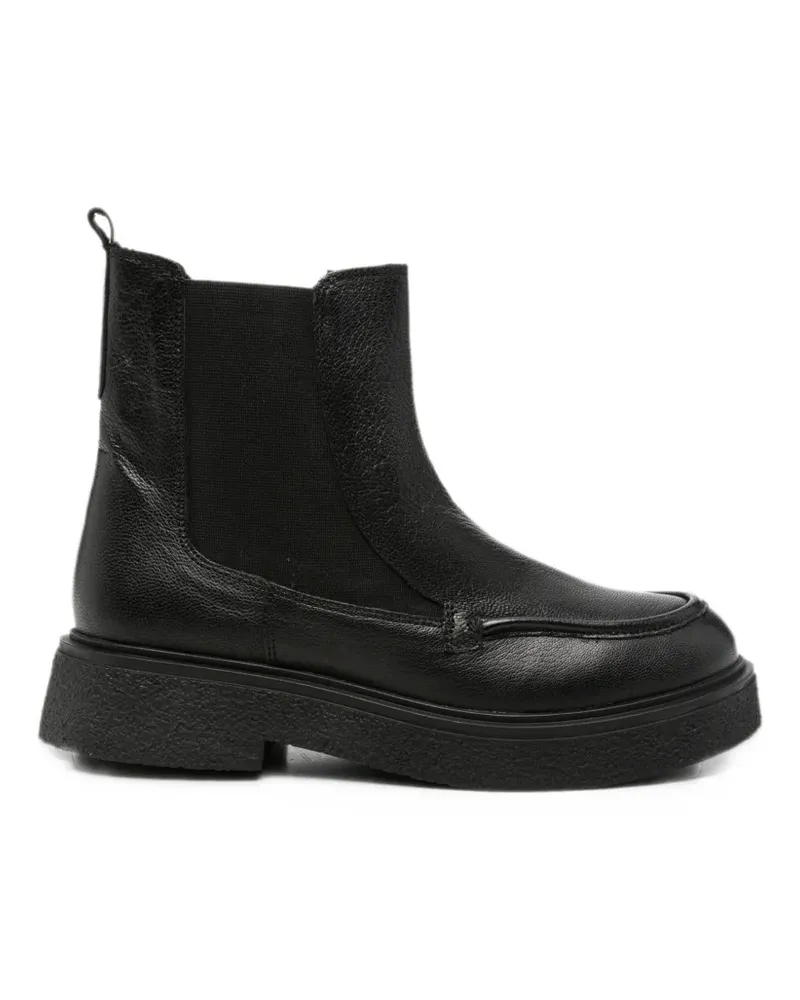 Gioseppo grained leather ankle boots - Schwarz Schwarz