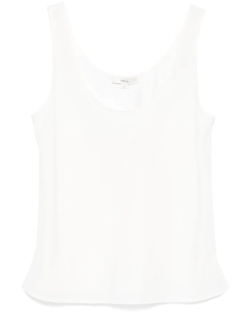 Vince Charmeuse Tanktop - Weiß Weiß
