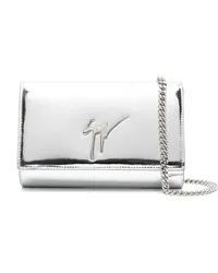 Giuseppe Zanotti Cleopatra Clutch Silber