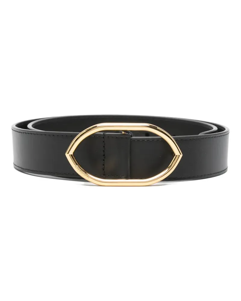 Jacquemus Calisson oval-buckle belt - Schwarz Schwarz