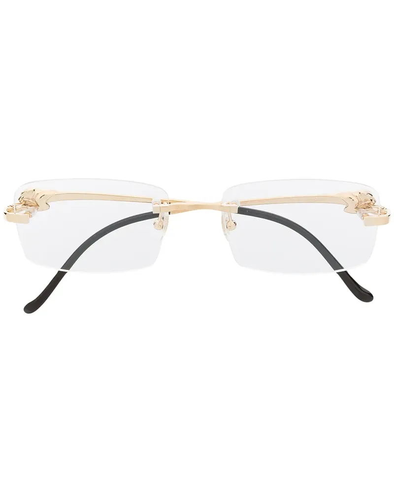 Cartier Eckige Brille - Gold Gold
