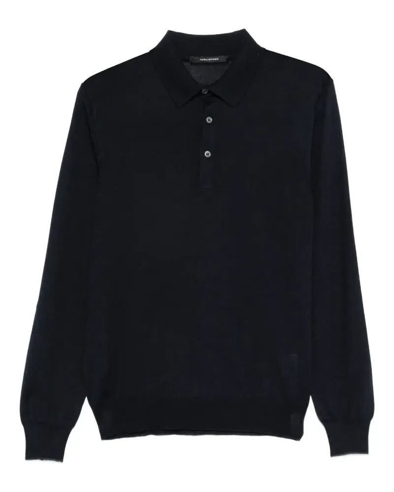 Tagliatore Palmer Poloshirt - Schwarz Schwarz