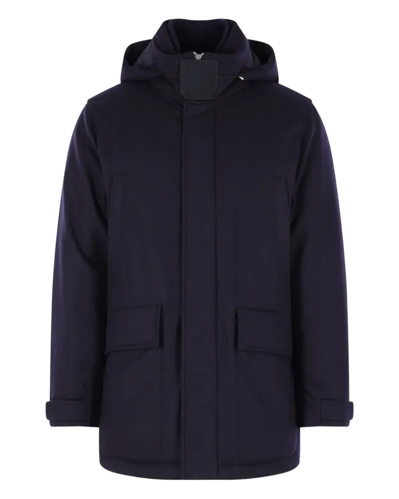 Ermenegildo Zegna single-breasted coat - Blau Blau