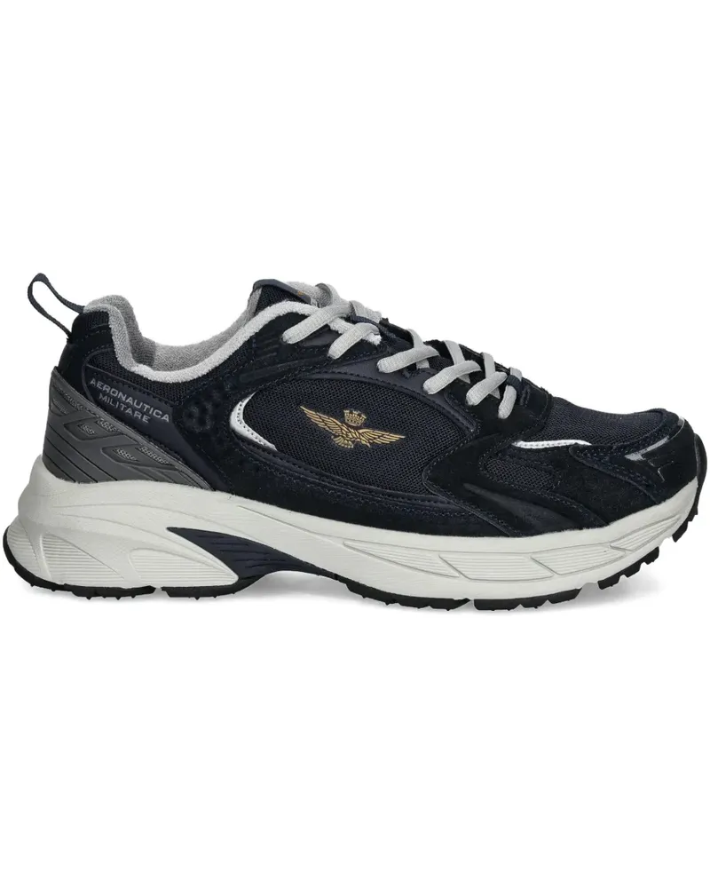 Aeronautica Militare Lauf-Sneakers mit Mesh-Einsatz - Blau Blau