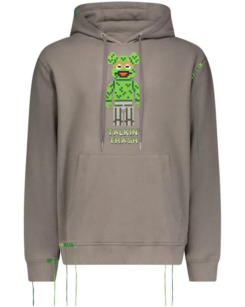 Mostly Heard Rarely Seen Talkin' Trash Hoodie - Grau Grau