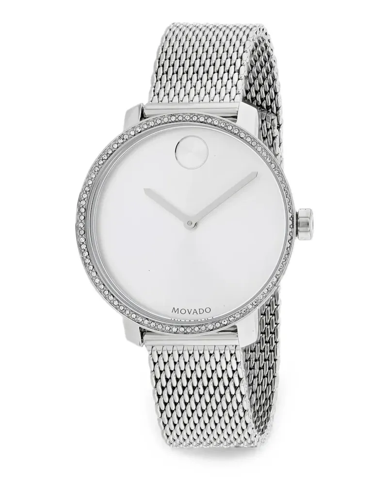 Movado Mist Armbanduhr mit Kristallen 34mm - Weiß Weiß