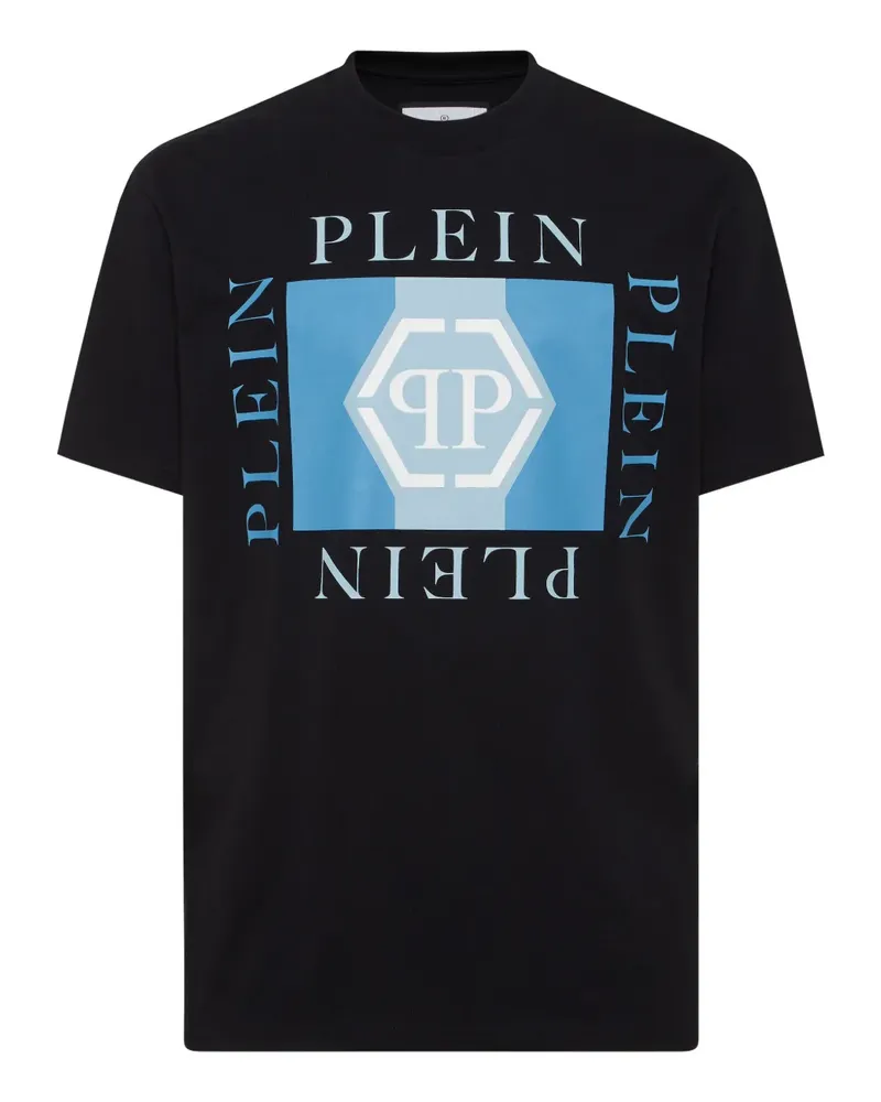 Philipp Plein T-Shirt mit Logo-Print - Schwarz Schwarz