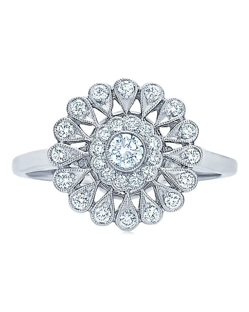 KWIAT 18kt Weißgoldring mit Diamanten - Silber Silber