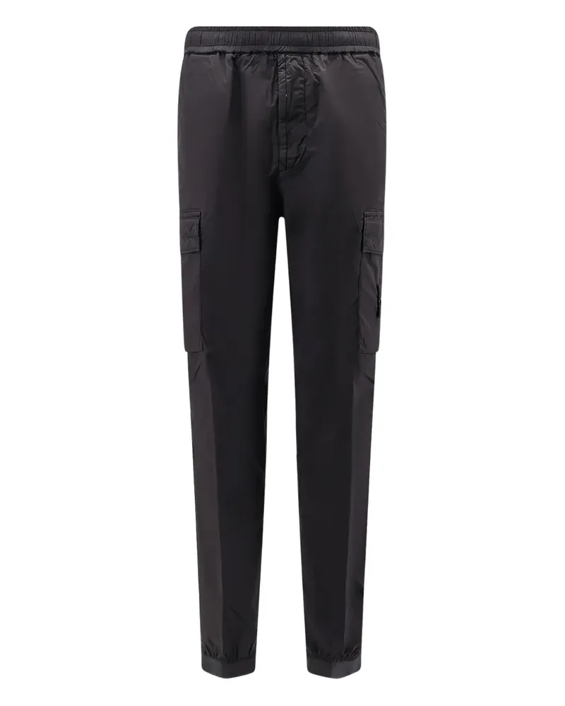 Stone Island elasticated-waist cargo pants - Schwarz Schwarz
