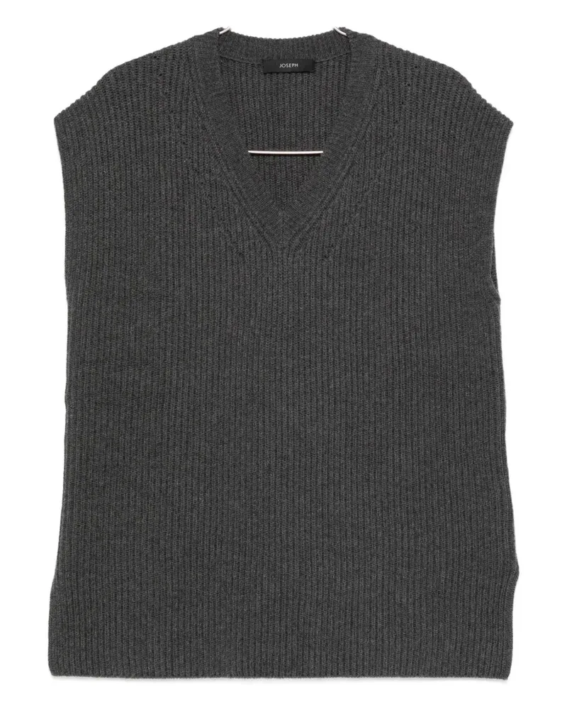 Joseph ribbed-knit vest - Grau Grau