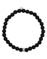 Sydney Evan Perlenarmband aus Onyx Schwarz