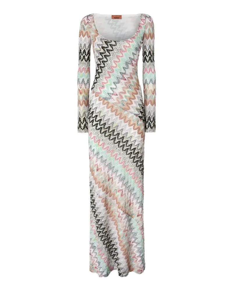 Missoni Kleid mit Zickzackmuster - Nude Nude