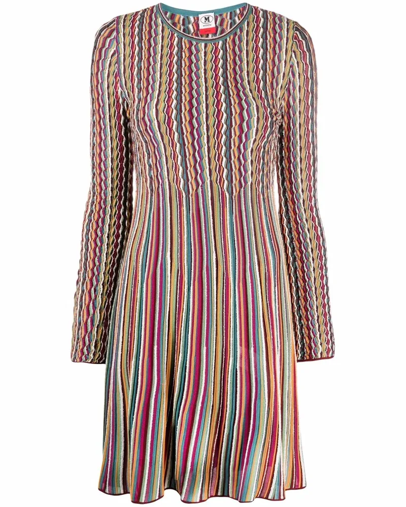 Missoni Gestreiftes Minikleid - Rosa Rosa