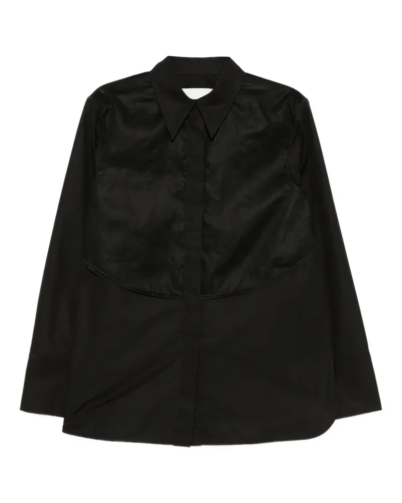 Jil Sander Klassisches Hemd - Schwarz Schwarz