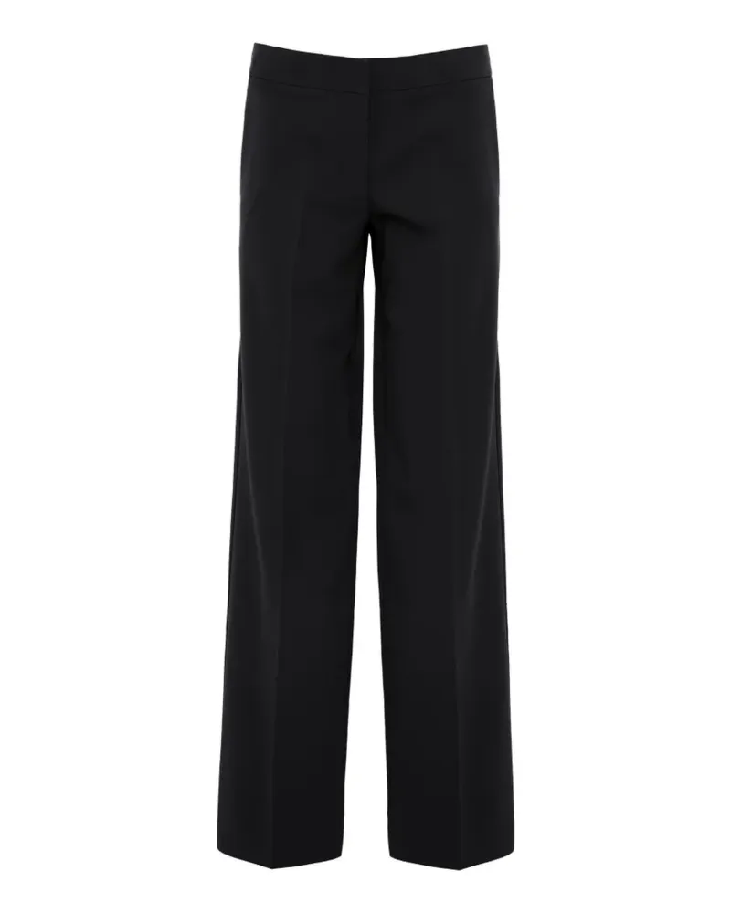 WRSTBHVR Eilika low-waist straight-leg trousers - Schwarz Schwarz