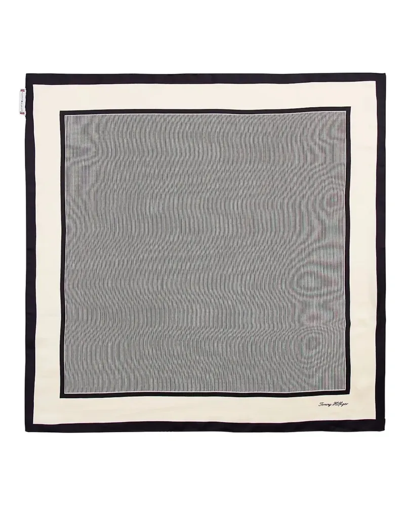 Tommy Hilfiger Gestreifter Schal - Blau Blau