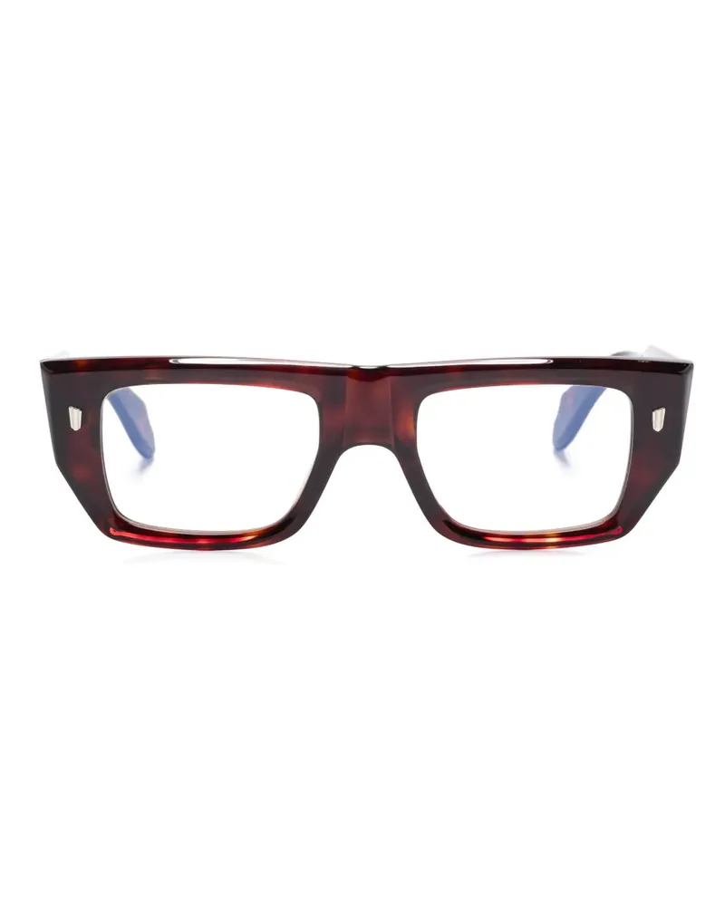 Cutler and Gross 1413 Brille mit eckigem Gestell - Braun Braun