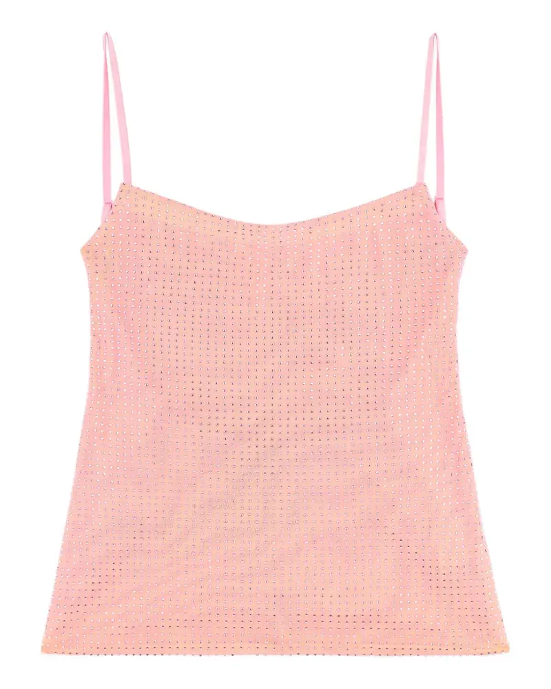 Area crystal-embellished top - Rosa Rosa